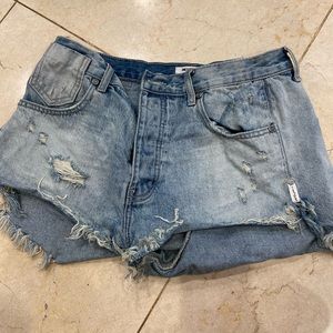 One Teaspoon jean shorts size 29